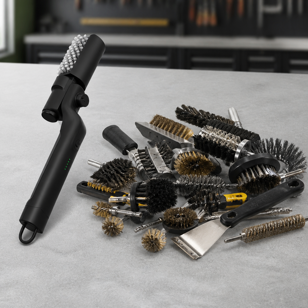 GrillBliss™ — Effortless Power That Makes Cleaning Your Grill a Breeze