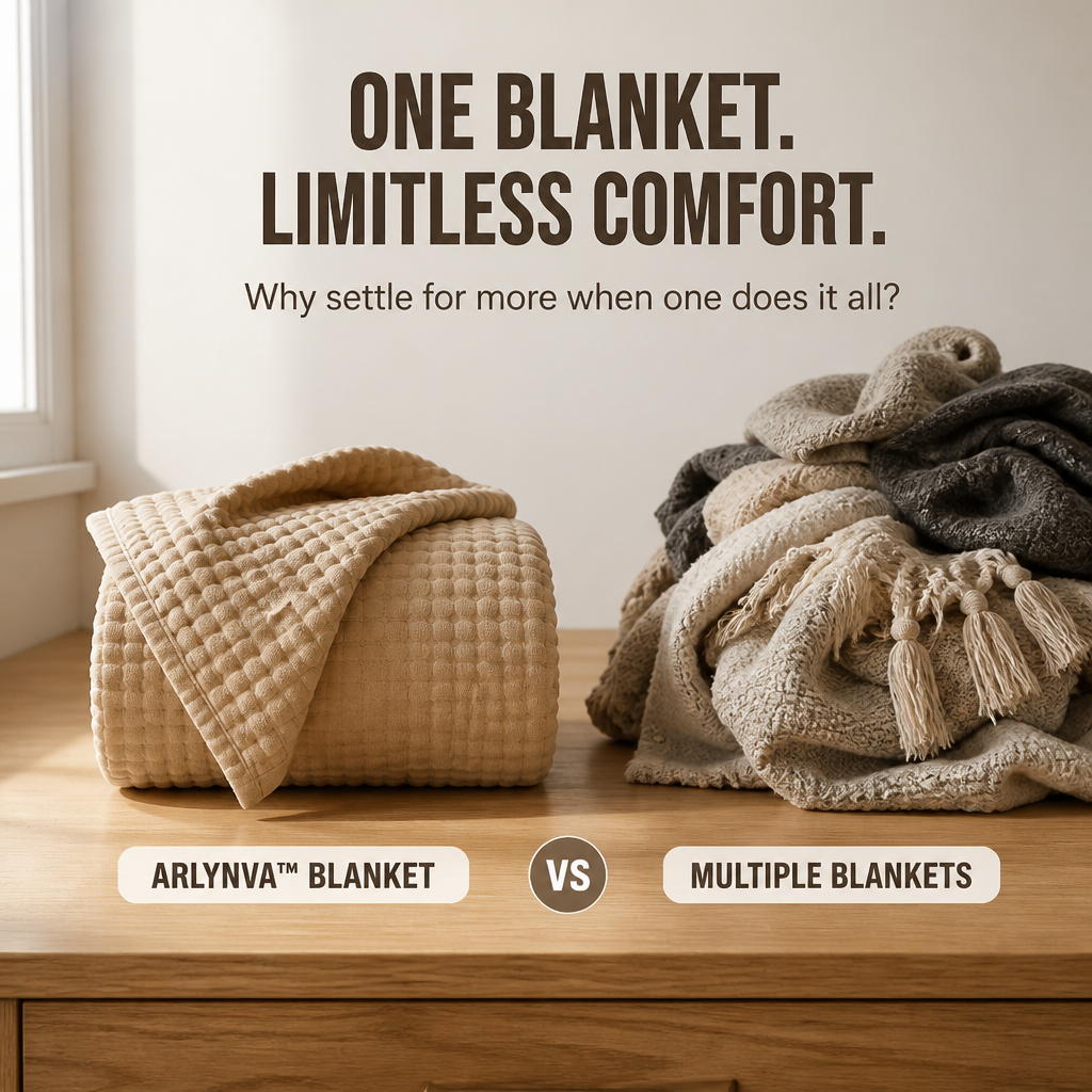 Arlynva™ Blanket — Feel Weightless Comfort That Keeps You Perfectly Cozy All Year
