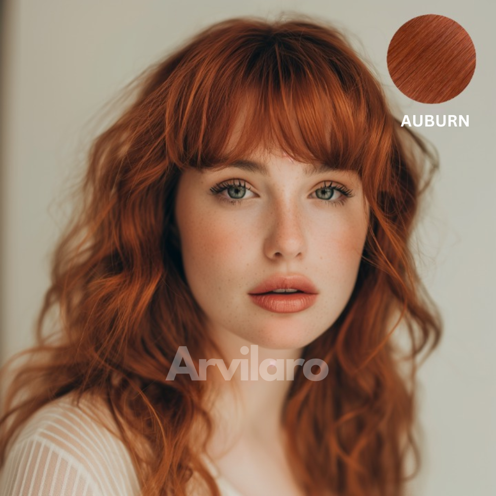 Arvilaro Clip-On Bangs (100% Real Hair)