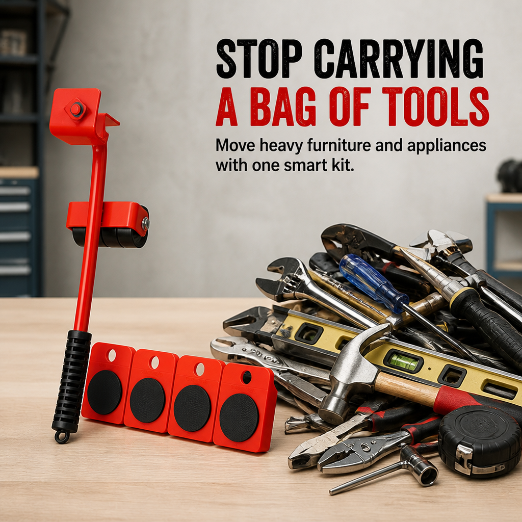 LiftEasePro™ — Move Heavy Furniture Effortlessly Without Pain or Damage