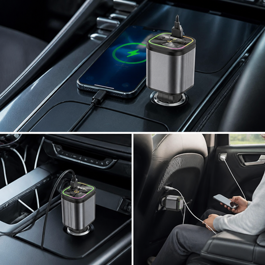 VoltAura™ 120W — Charge at Lightning Speed While Transforming Your Ride into a Stunning Starry Escape