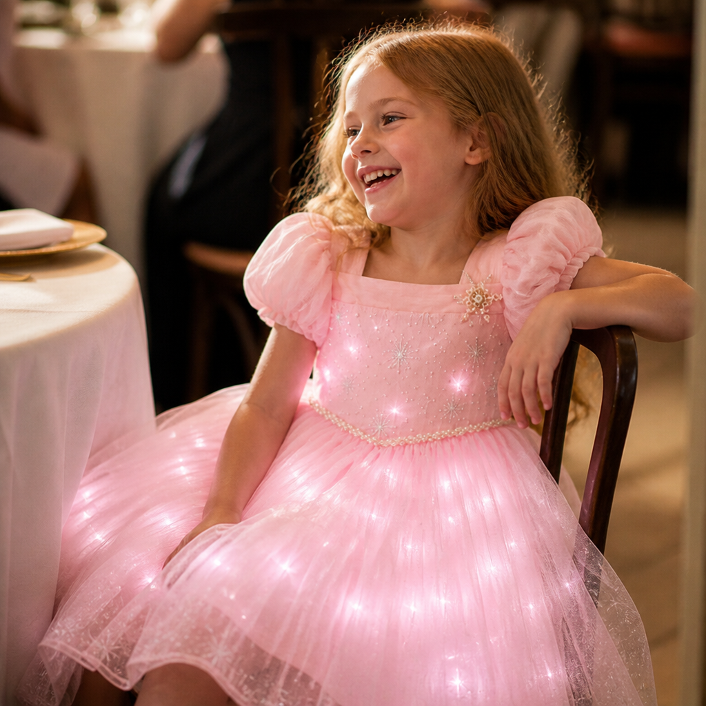 LuminaTwirl™ Dream Dress — Watch Her Sparkle and Shine with Every Magical Spin