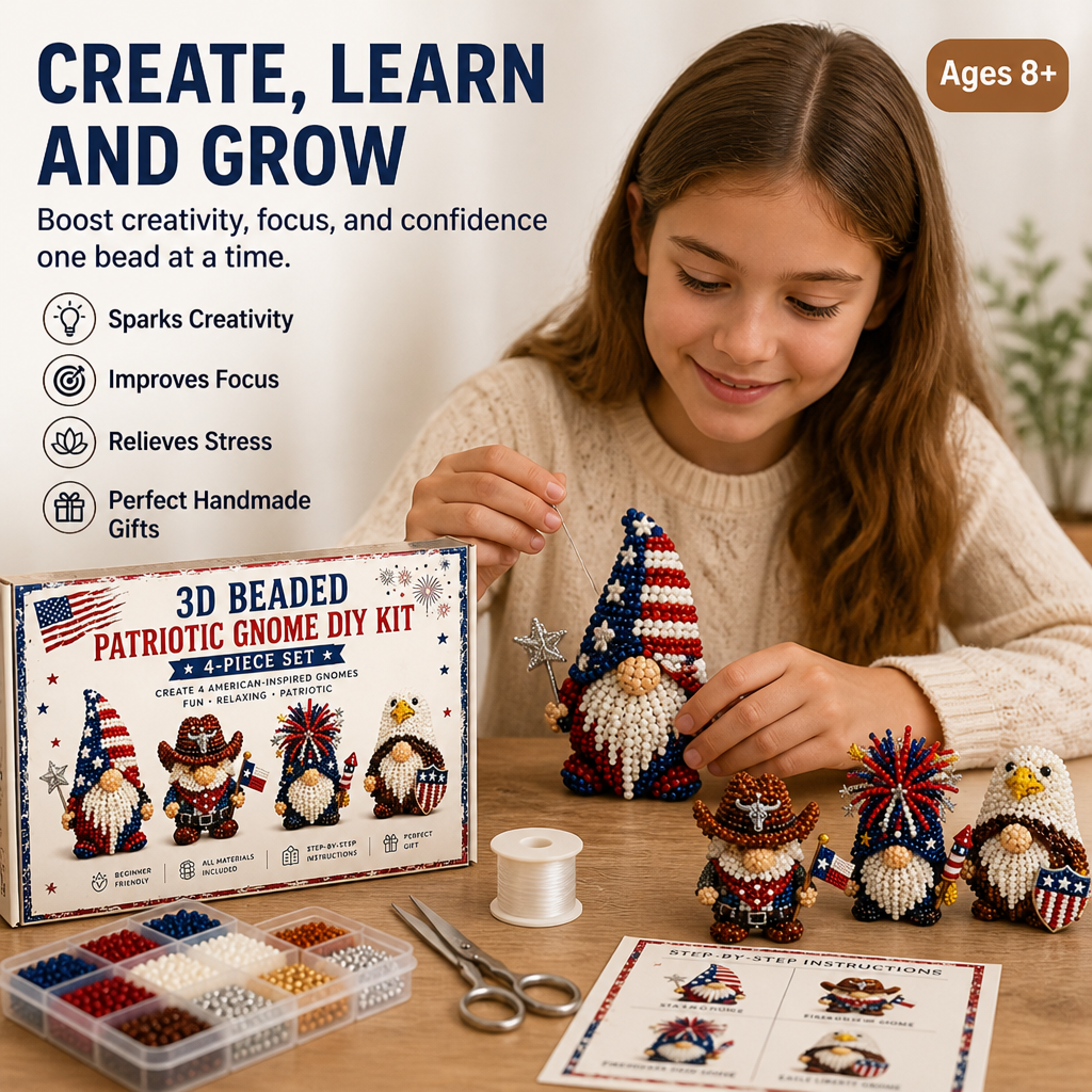 LumaBead™ — Unleash Calm Creativity and Craft Sparkling 3D Animal Wonders