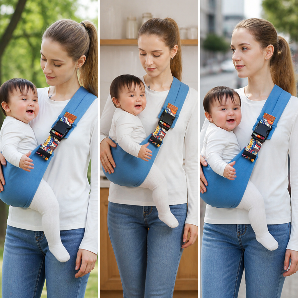 GlideNest™ BabySling — Feel the Joy of Hands-Free, Hug-Like Comfort Every Step of the Way