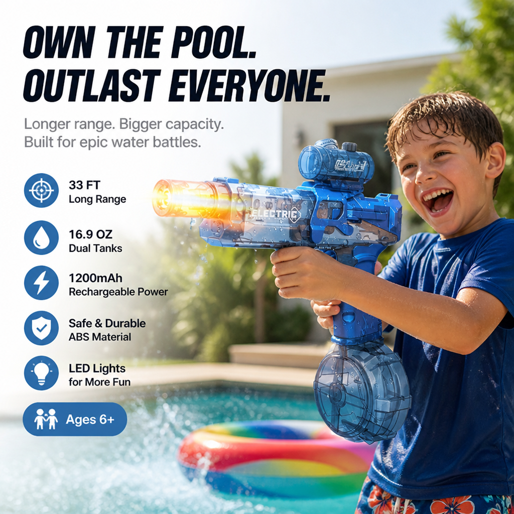 TorrentStrike™ — Dominate Every Splash with Long-Range Power and Unstoppable Soak-Time
