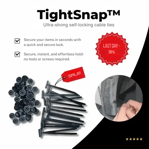 TightSnap™ — Snap On Instant, Tool-Free Fixes That Never Let Go