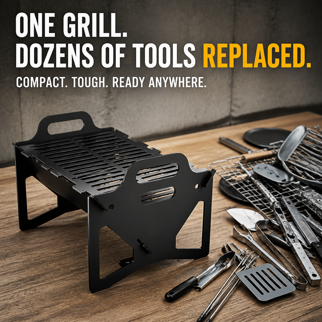 SwiftGrill™ — Effortless Outdoor Feasts Anytime, Anywhere