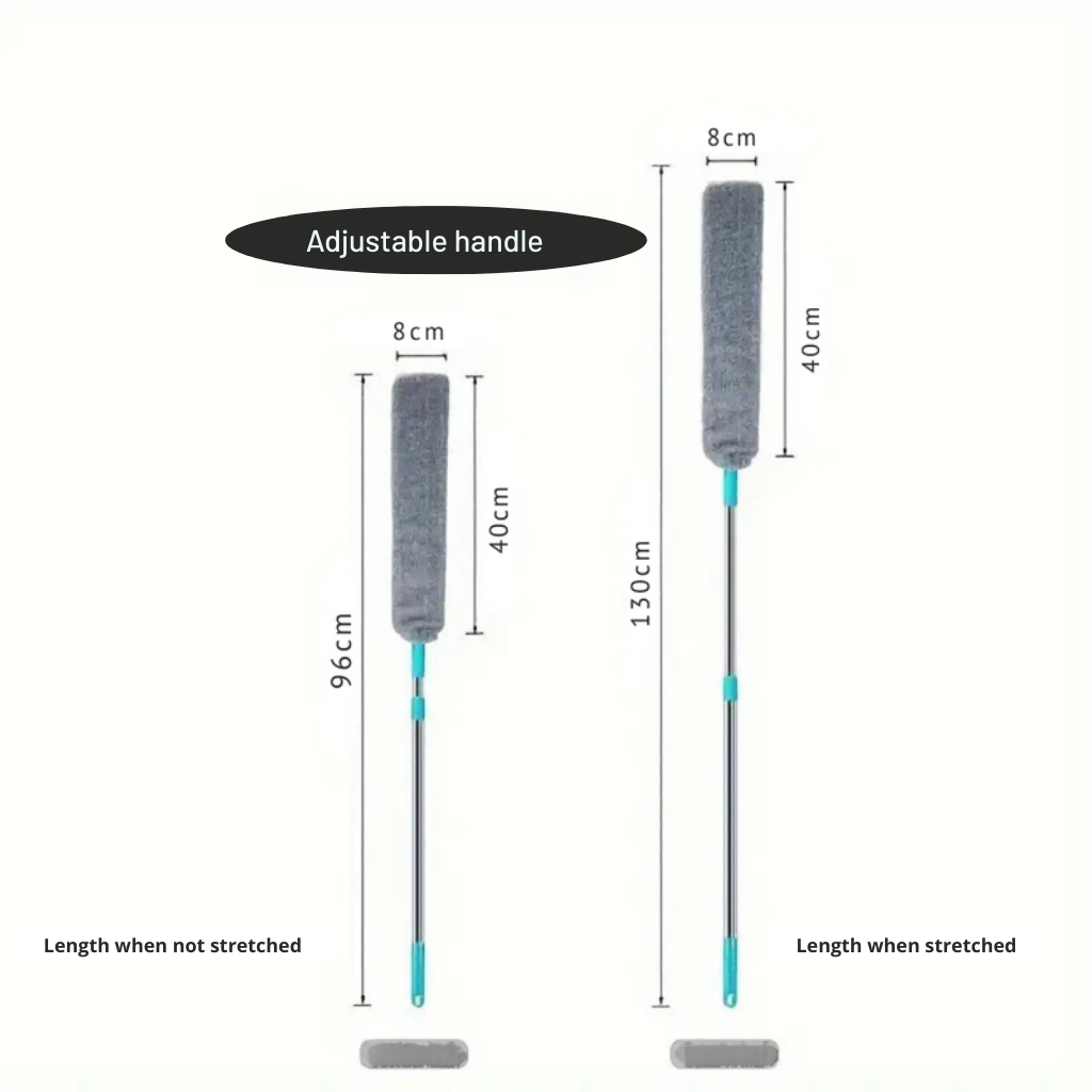FlexSweep™ — Clean Every Corner Without Back Pain or Heavy Lifting