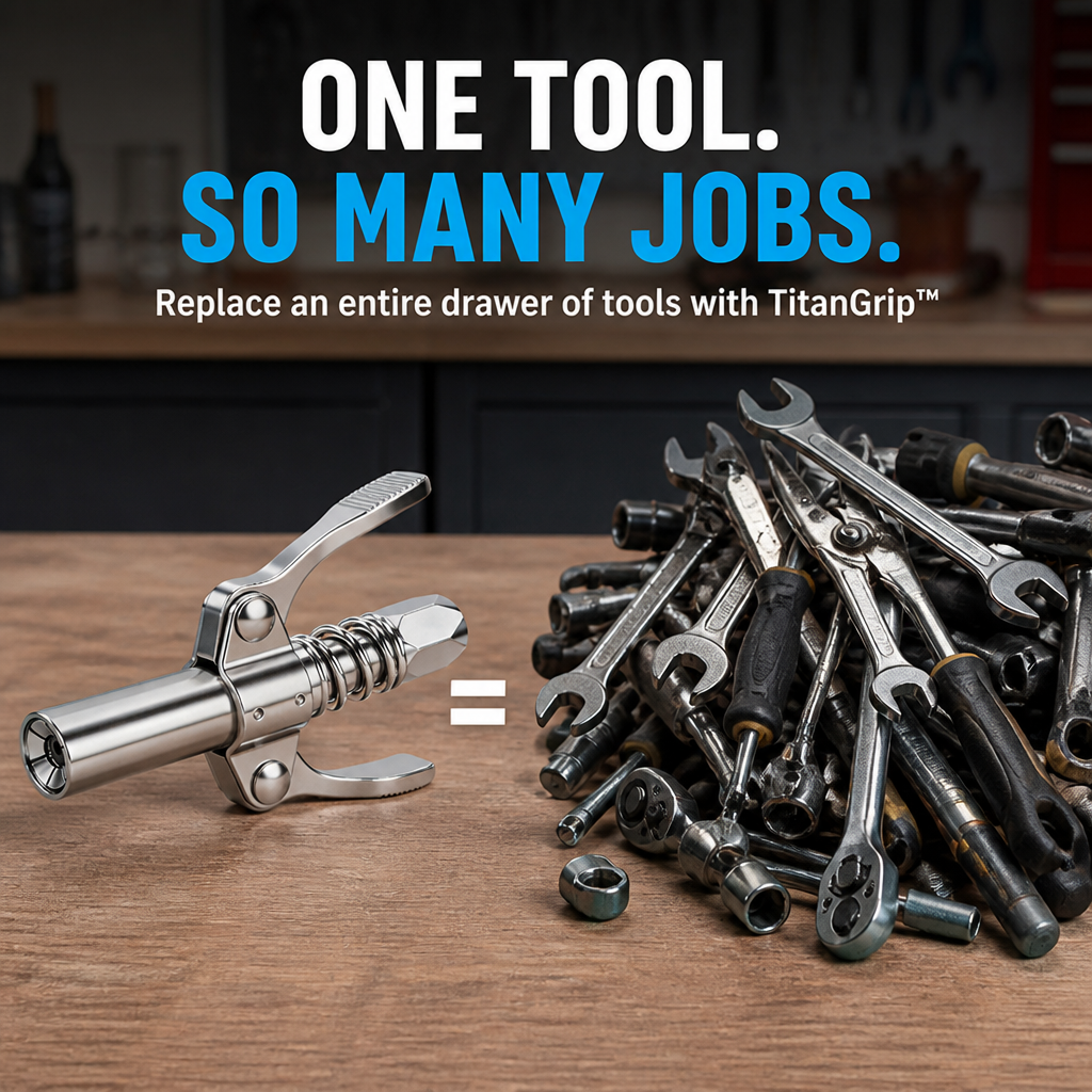 TitanGrip™ — Command Every Pump with Effortless Grip and Zero Leaks