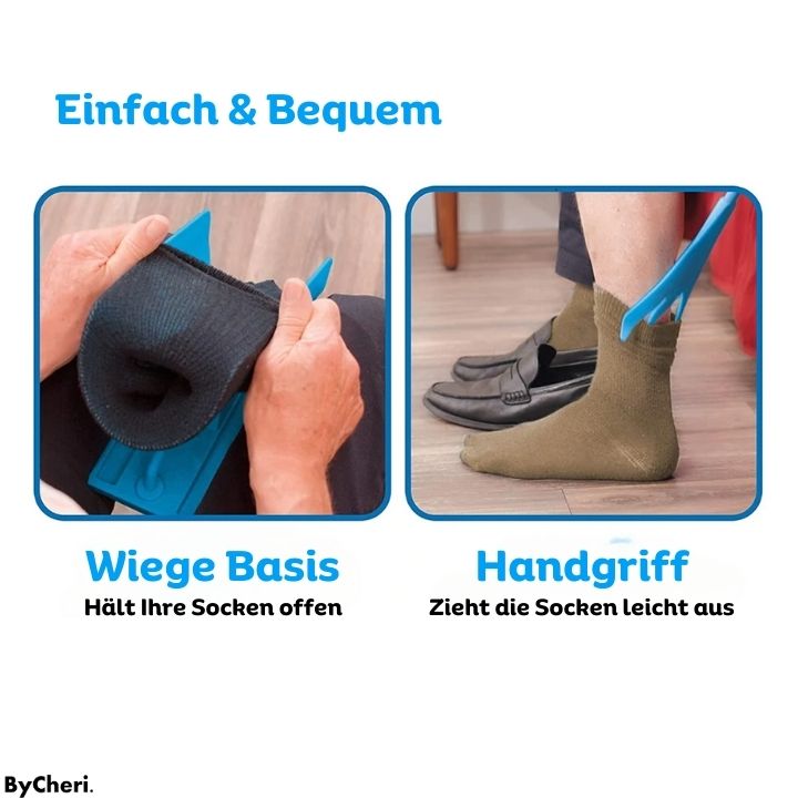 Sock Aid for Easy Dressing Without Bending