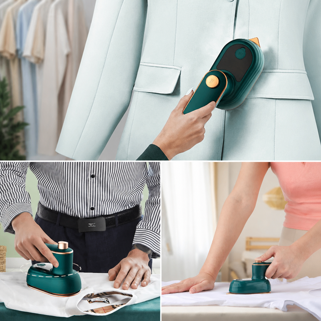 StylePulse™ — Press Out Travel Wrinkles in 30 Seconds, Anywhere You Land