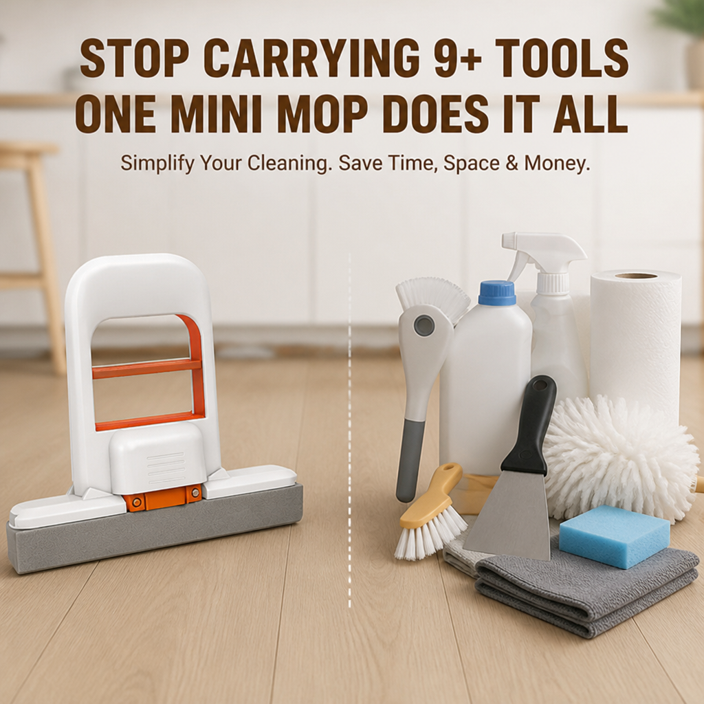 LumiSweep™ Mini Mop — Melt Away Messes Fast and Enjoy Cleaning Again