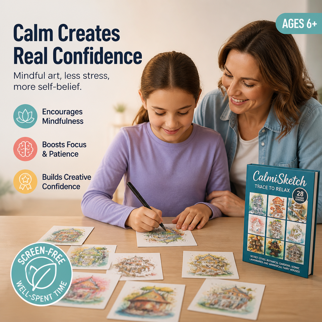 CalmiSketch™ — Calm Your Mind and Ignite Creative Joy with Every Trace