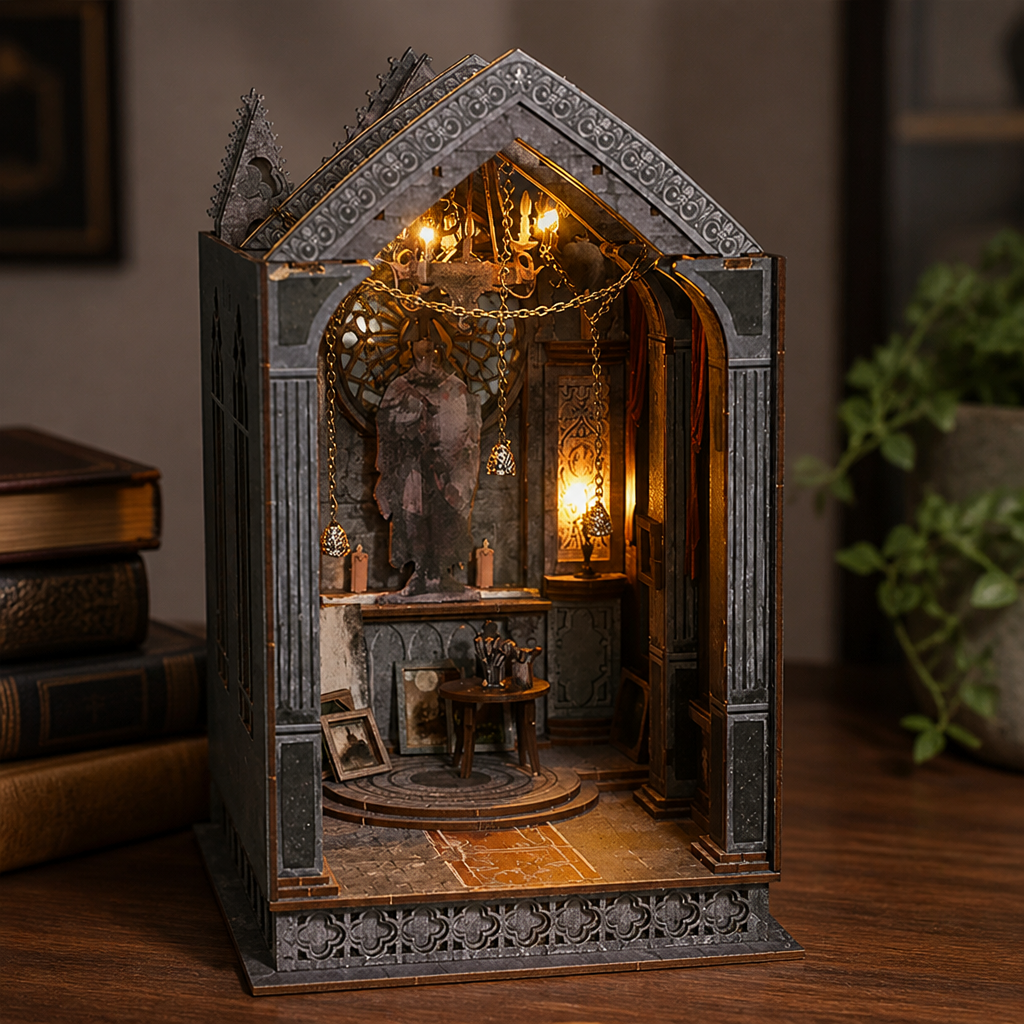 MystiShelter™ — Transform Your Shelf into a Living Gothic Fantasy Sanctuary