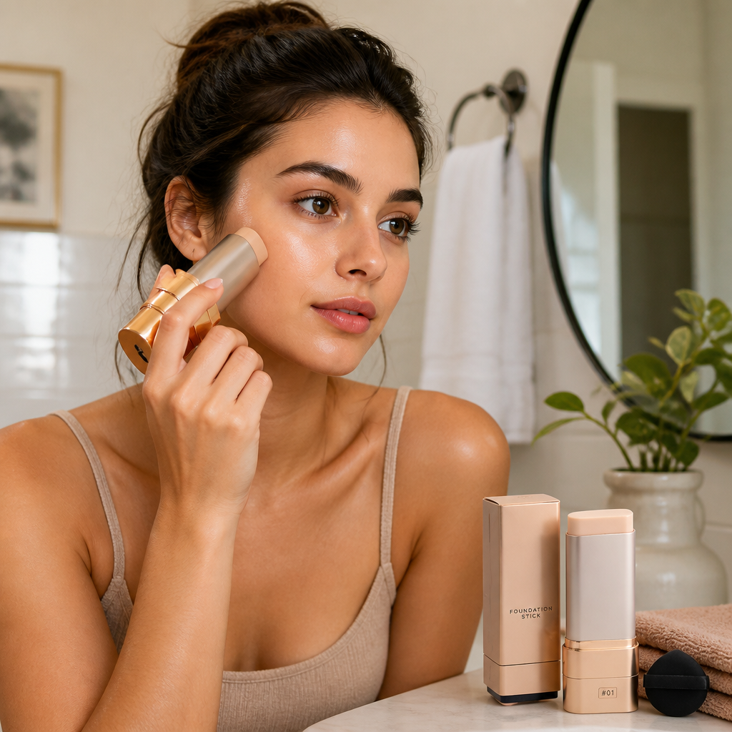RevelaRadiance™ — Swipe On Korean Glass Skin That Stays Put All Day | Free Puff