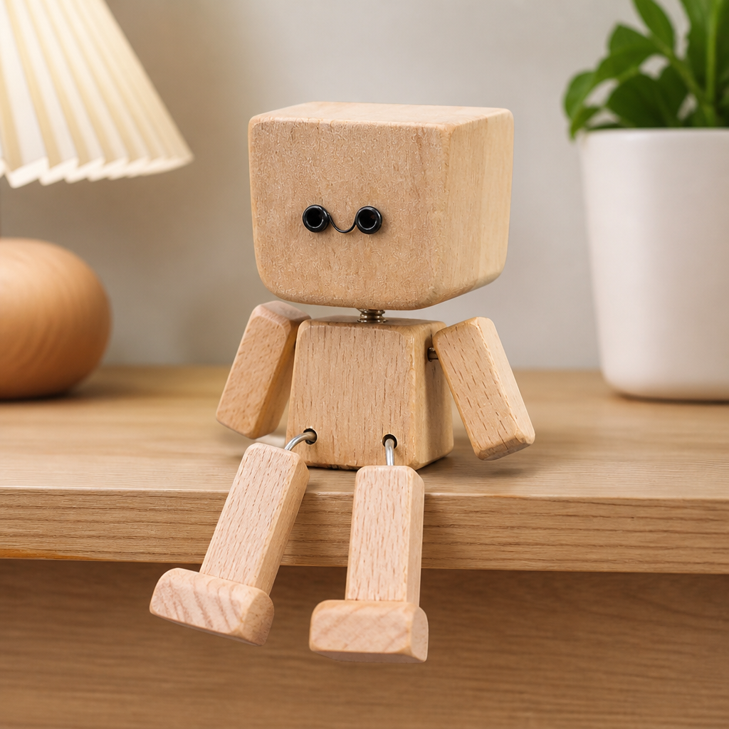 TimberJoy™ — Your Personal Wooden Buddy That Brightens Every Moment