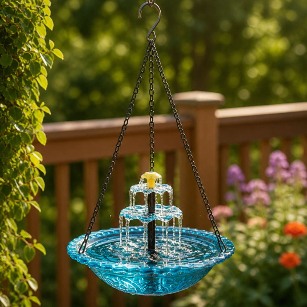 SunLure™ Cascade Fountain — Transform Your Garden into a Peaceful Bird Paradise with Effortless Sun-Powered Magic