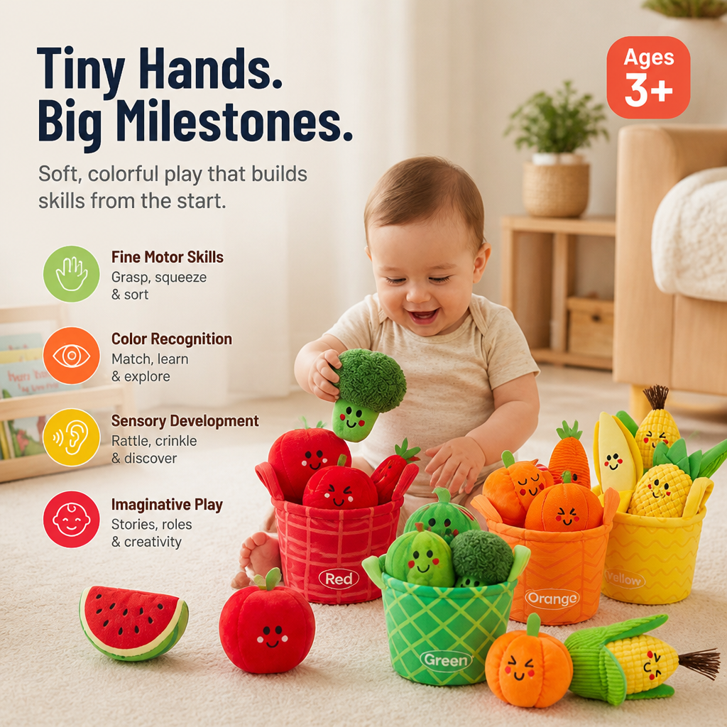 LumiJoy™ Color & Touch Playset — Ignite Your Baby’s Curiosity and Confidence with Every Gentle Squeeze