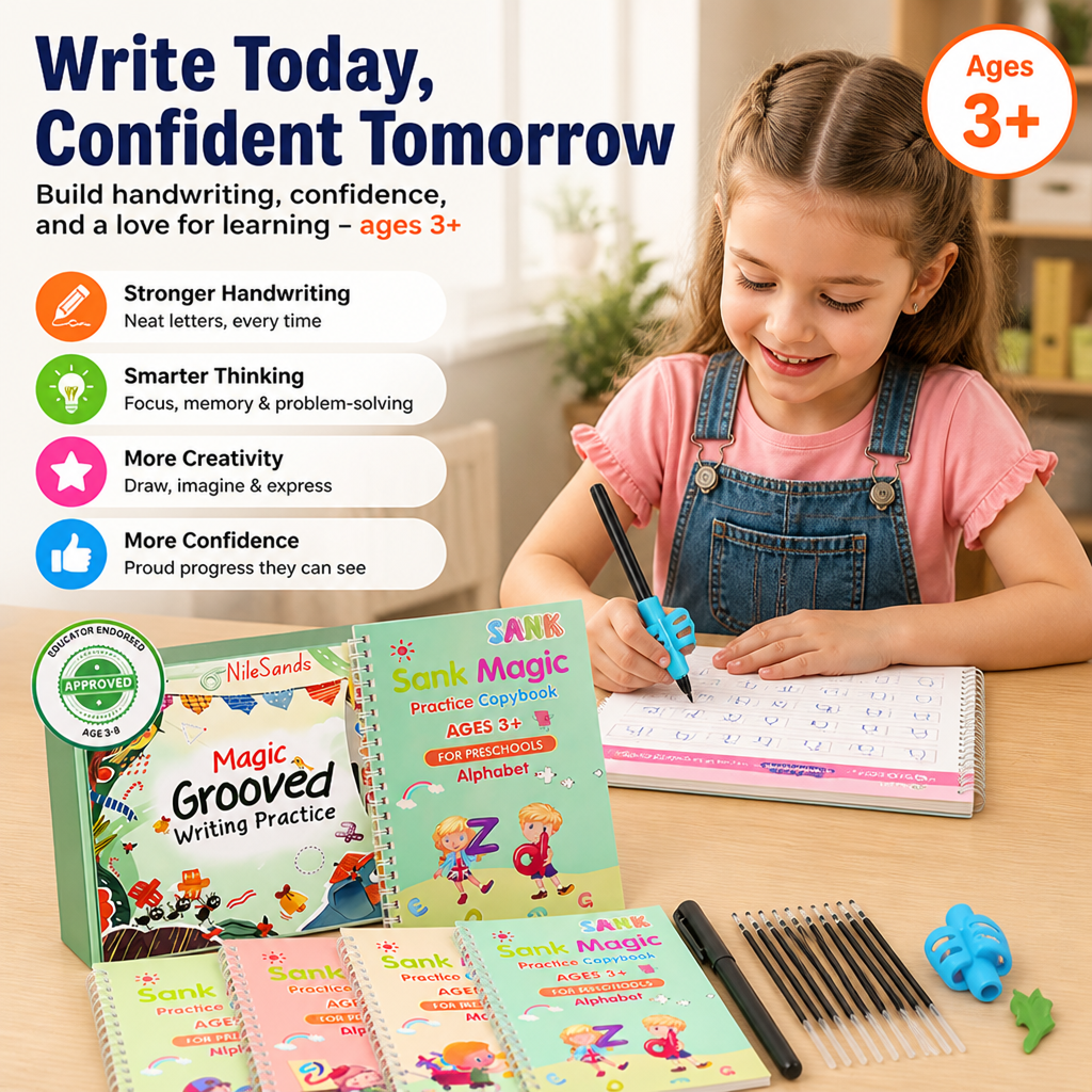 PenCraft Magic™ — Guide Messy Letters Into Neat, Confident Handwriting Kids Practice on Their Own