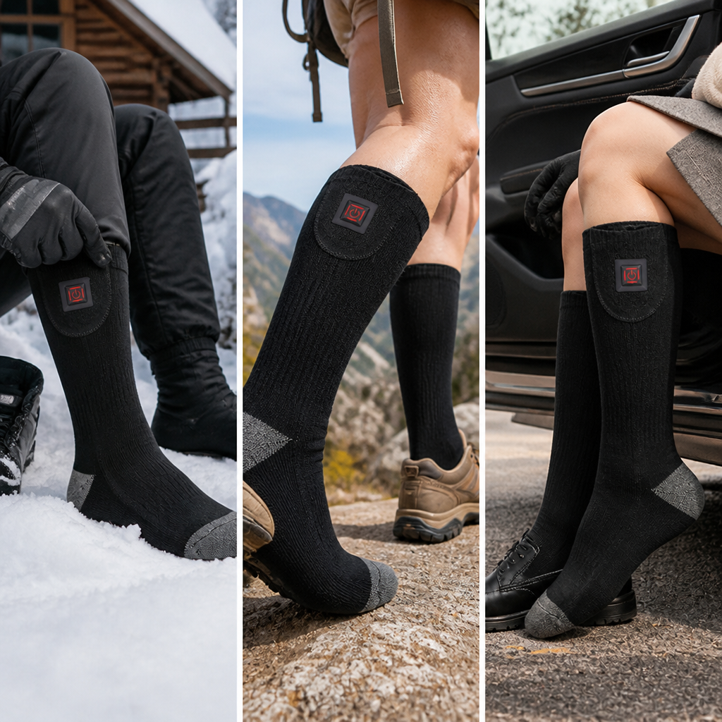 FireTrail™ Heated Socks — Crush Cold Instantly and Own Every Winter Step