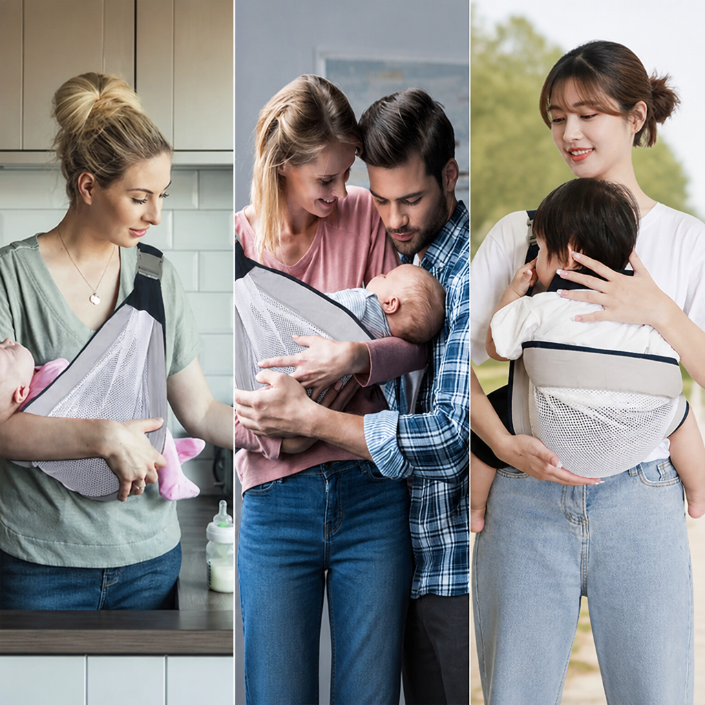 LumaNest™ Sling — Carry Longer, Feel Lighter, Bond Deeper