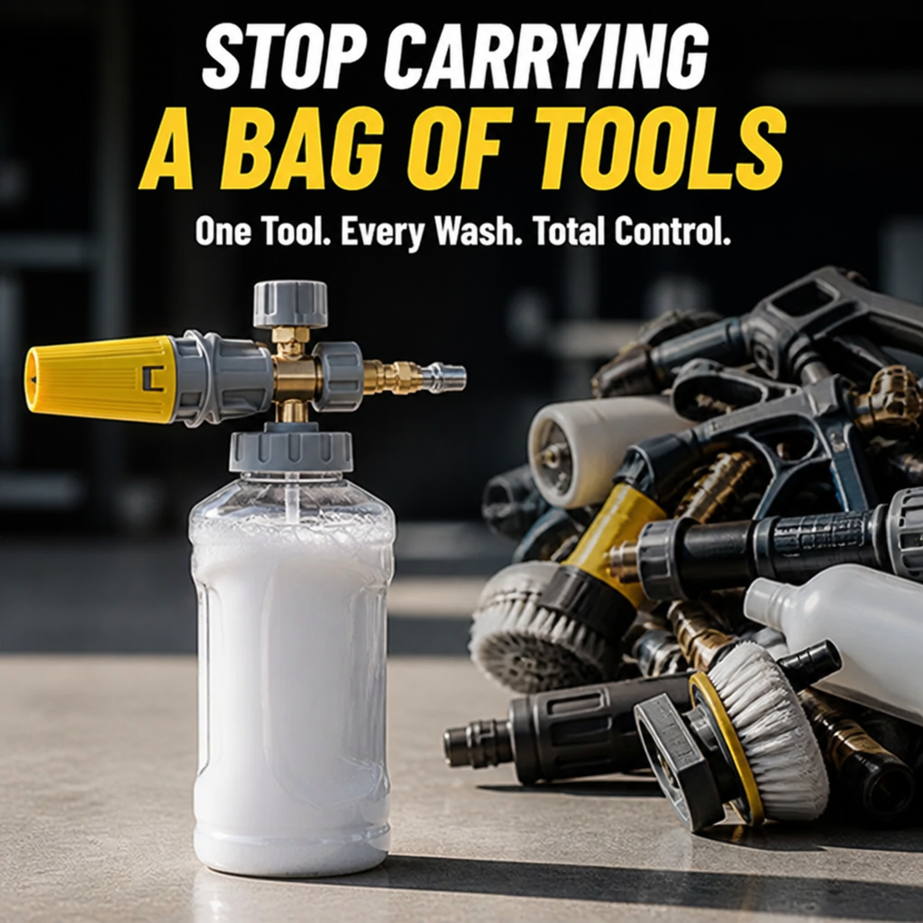 TurboFoamPro™ — Command Every Wash with Thick, Powerful Foam That Delivers a Showroom Shine Instantly