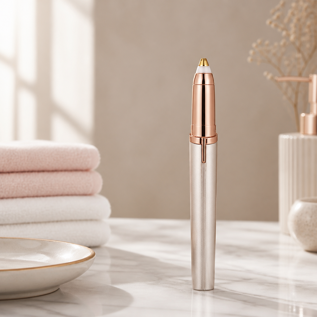 SharpSilk™ — Sweep Away Stray Brow Hairs & Facial Fuzz Painlessly in Seconds