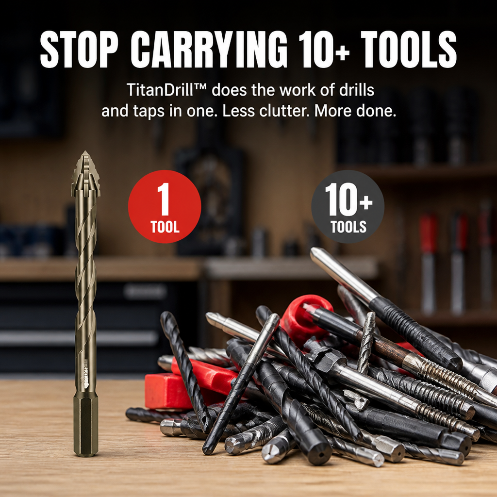 TitanDrill™ — Slash Your Work Time with Flawless, Titanium-Sharp Precision