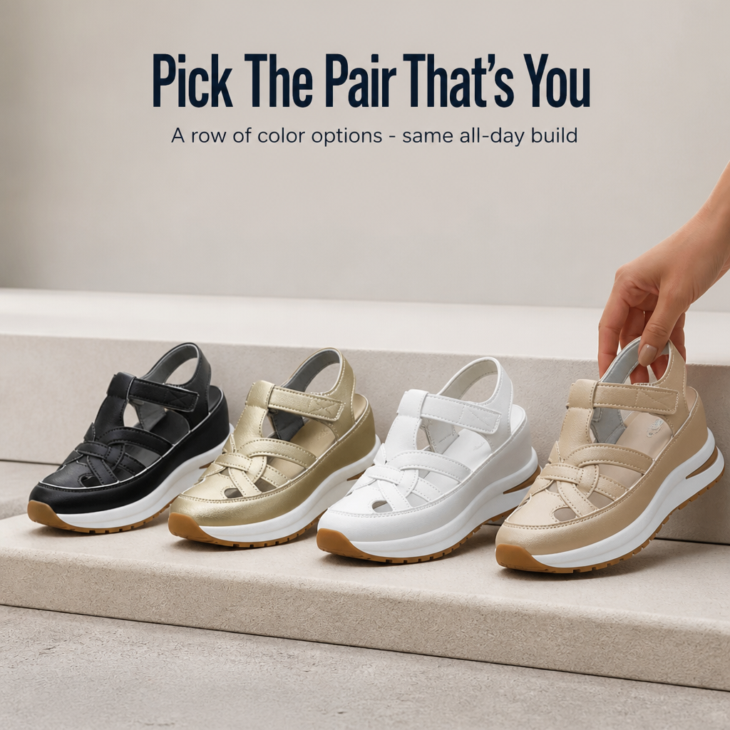 StrideSculpt™ — Transform Your Walk with All-Day Support and Effortless Confidence