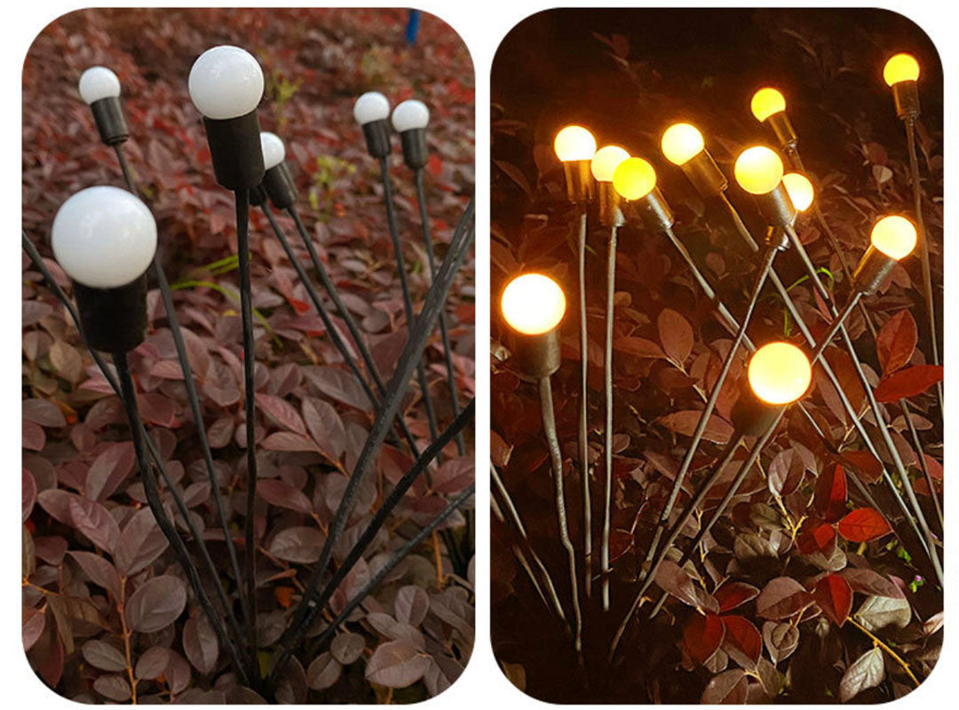 Arvilaros ParaGarden™ Solar Firefly Light with Auto Power ON/OFF Winterproof