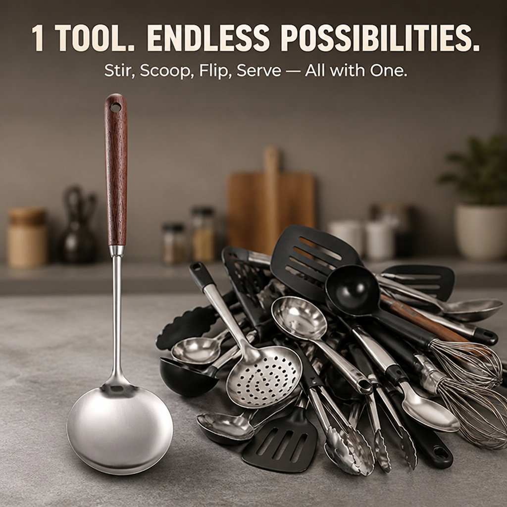 FlareForge™ — Cook Faster, Safer, and Effortlessly with One Perfect Tool
