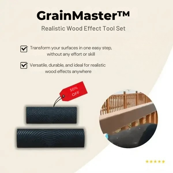 GrainMaster™ — Transform Any Surface into Stunning, Stress-Free Wood Elegance