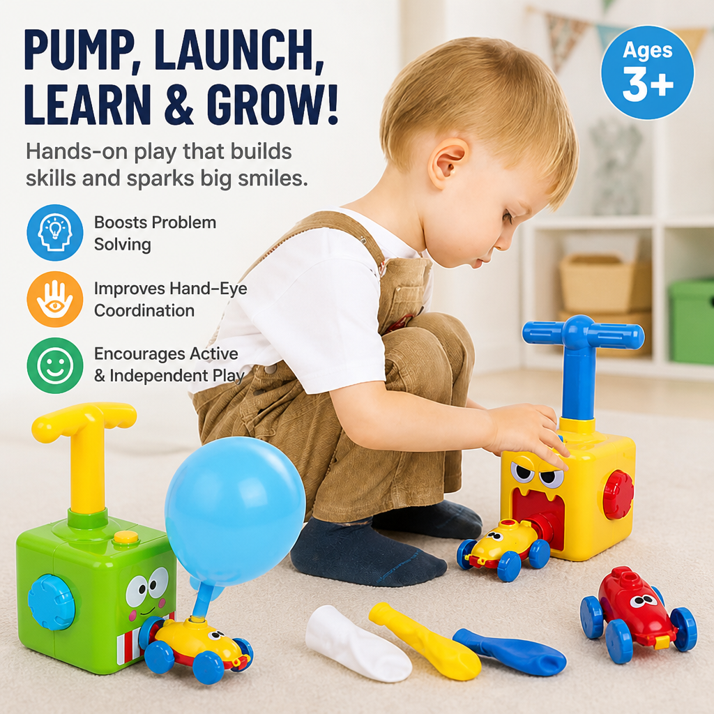 TurboPulse™ RocketCar — Ignite Your Child’s Imagination with Every Zoom and Brain-Boosting Burst