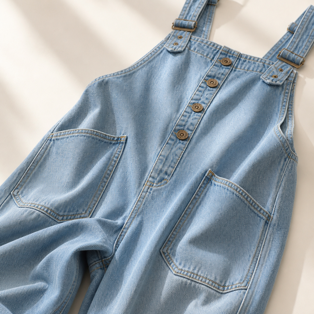VieraFlex™ Relaxed Denim Jumpsuit — Feel Unstoppable Comfort and Effortless Confidence All Day Long