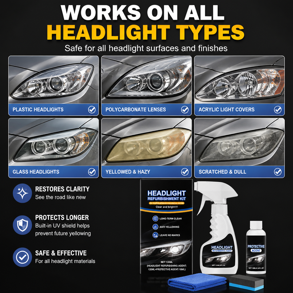 BrightSight™ — Erase Yellow Haze and Lock In Clear Headlights for Months