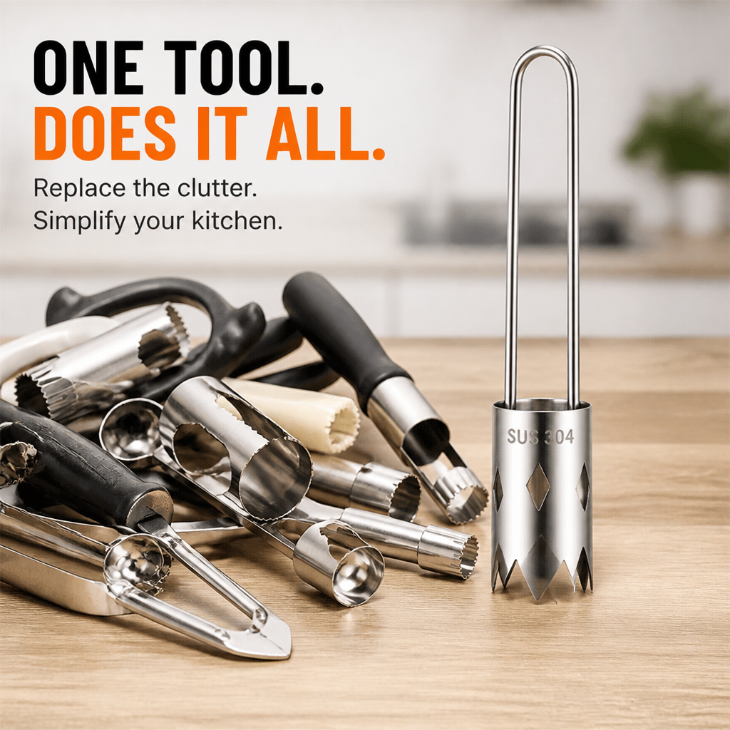 SwiftCore™ — Slice Through Fruit Prep Stress with Effortless, Perfect Cores Every Time