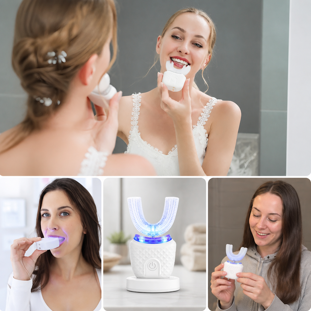 BrightAura™ — Smile Brighter Fast with Effortless, Deep-Clean Power