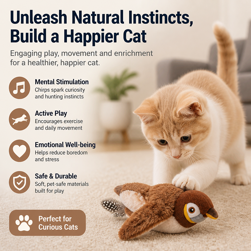 WhiskerPulse™ — Ignite Your Cat’s Wild Instincts and Endless Playfulness
