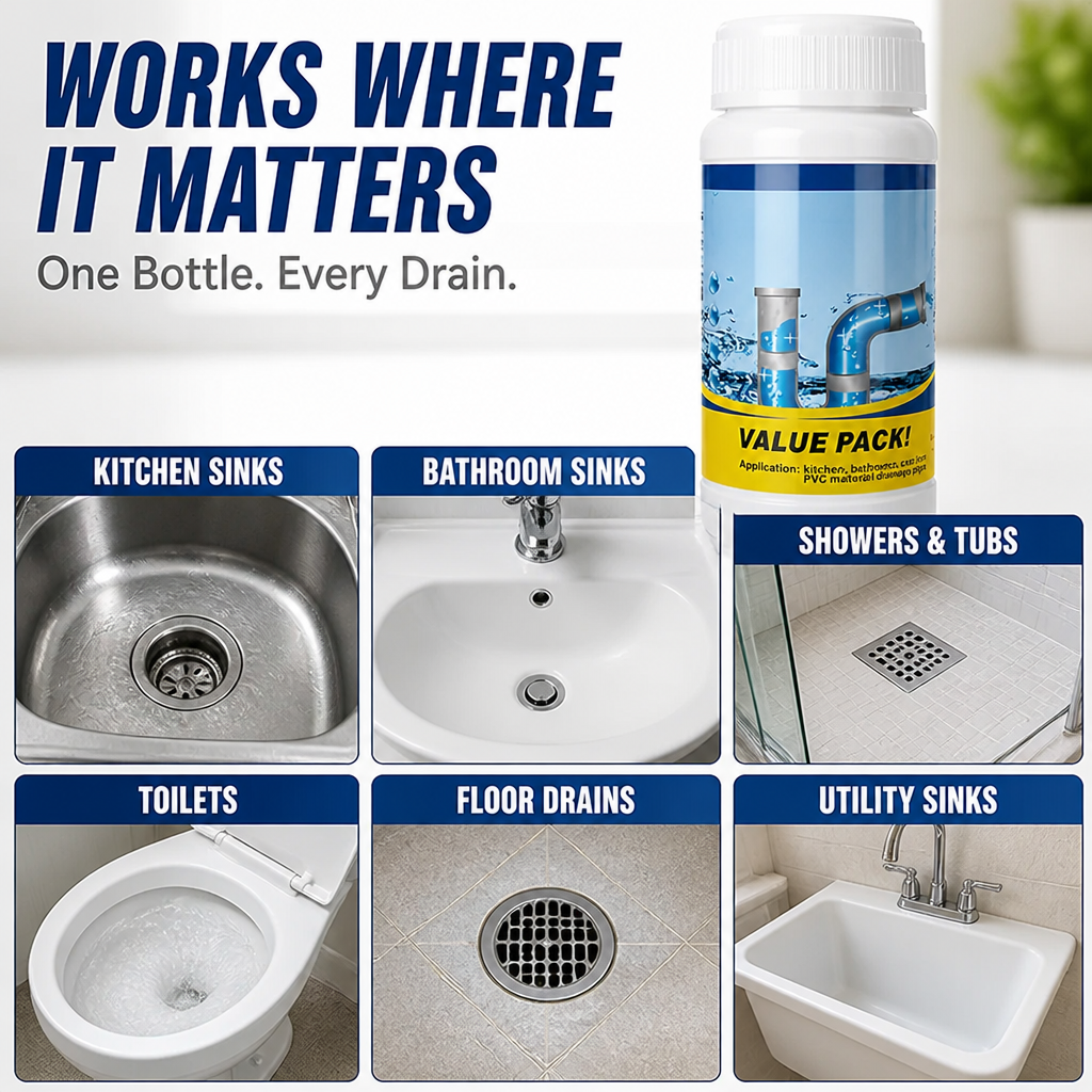 PureStream™ — Fast-Acting Foam That Frees Your Drains and Fights Odors Instantly