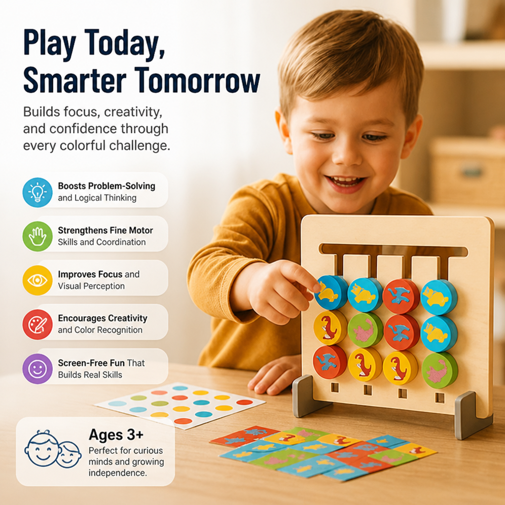 ColorCraft™ — Ignite Your Child’s Imagination and Boost Brainpower with Every Playful Challenge