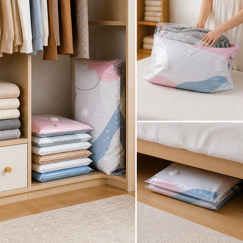 ZenCove™ Large Vacuum Storage Bags — Instantly Shrink Clutter and Unlock Peaceful Space