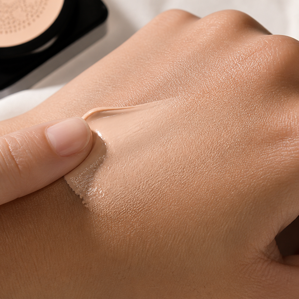 Veloura™ — Get Smooth, Skin-Like Coverage in One Press, No Brush Needed