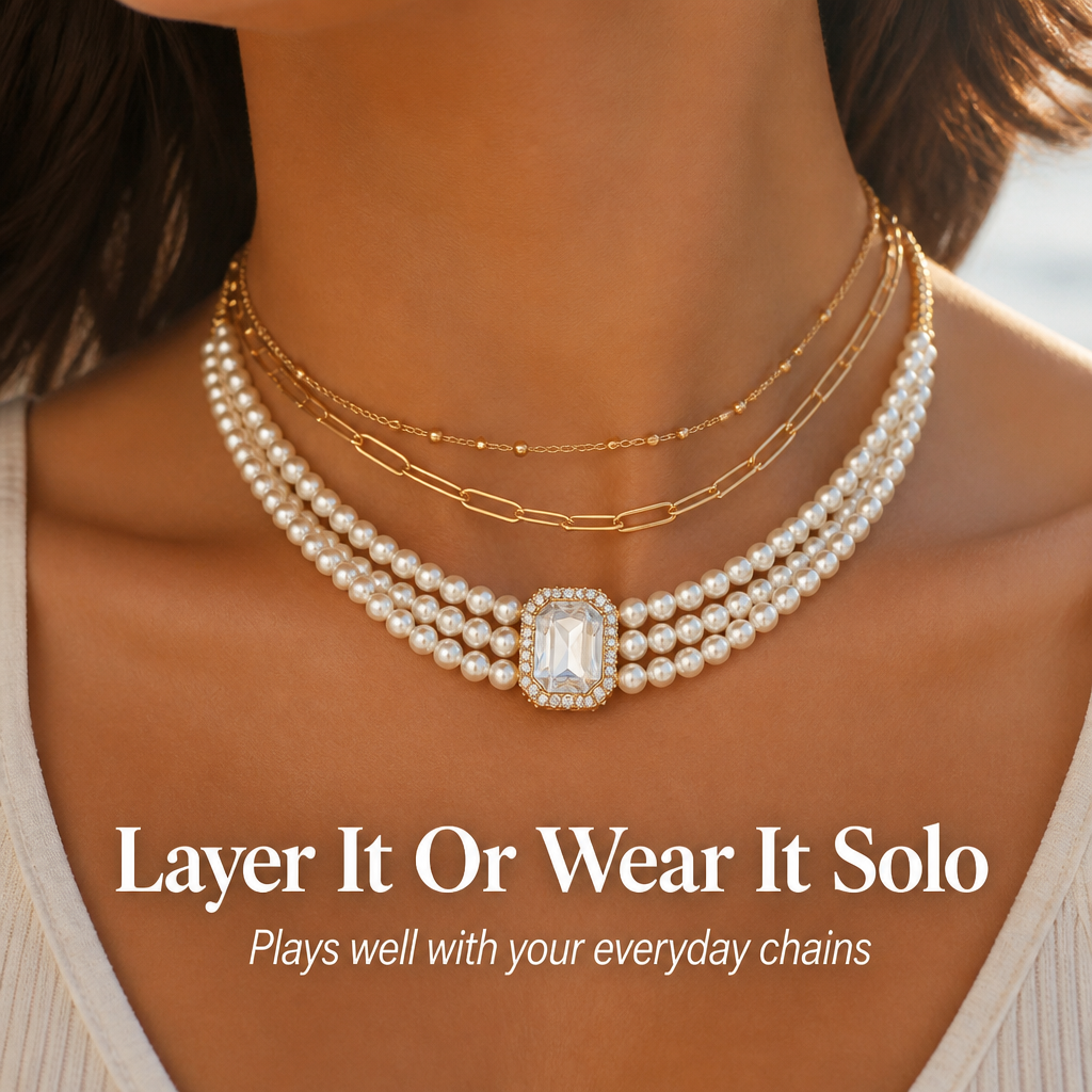 ArcadiaLuxe™ Necklace — Unleash Your Radiance and Own Every Room Instantly