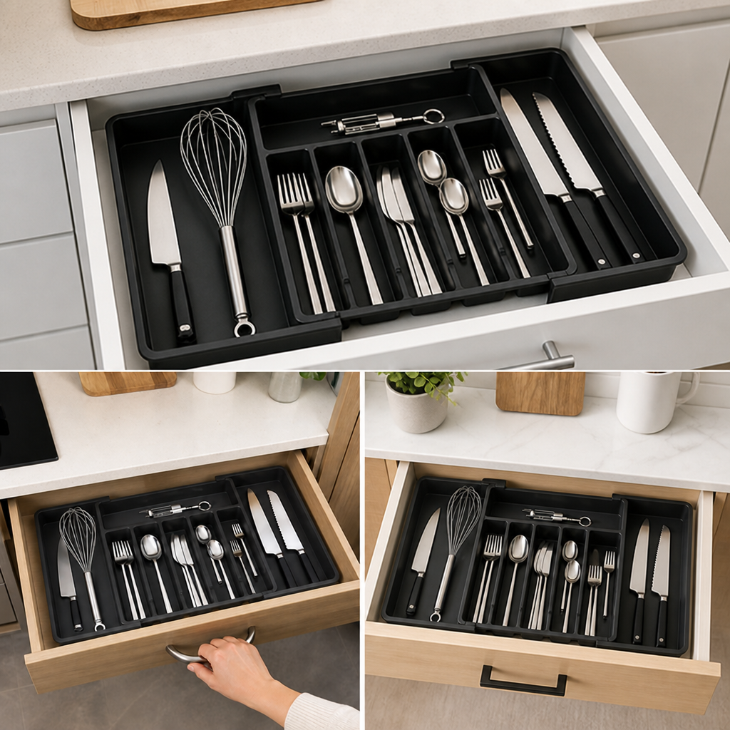 SlipNest™ — Transform Cluttered Drawers into Calm, Effortless Order Instantly
