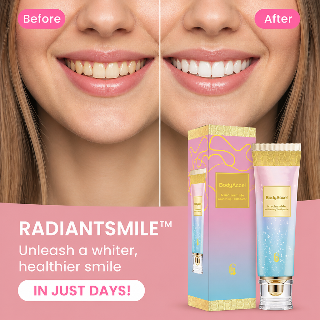 RadiantSmile™ — Unleash a Whiter, Healthier Smile That Commands Confidence Fast