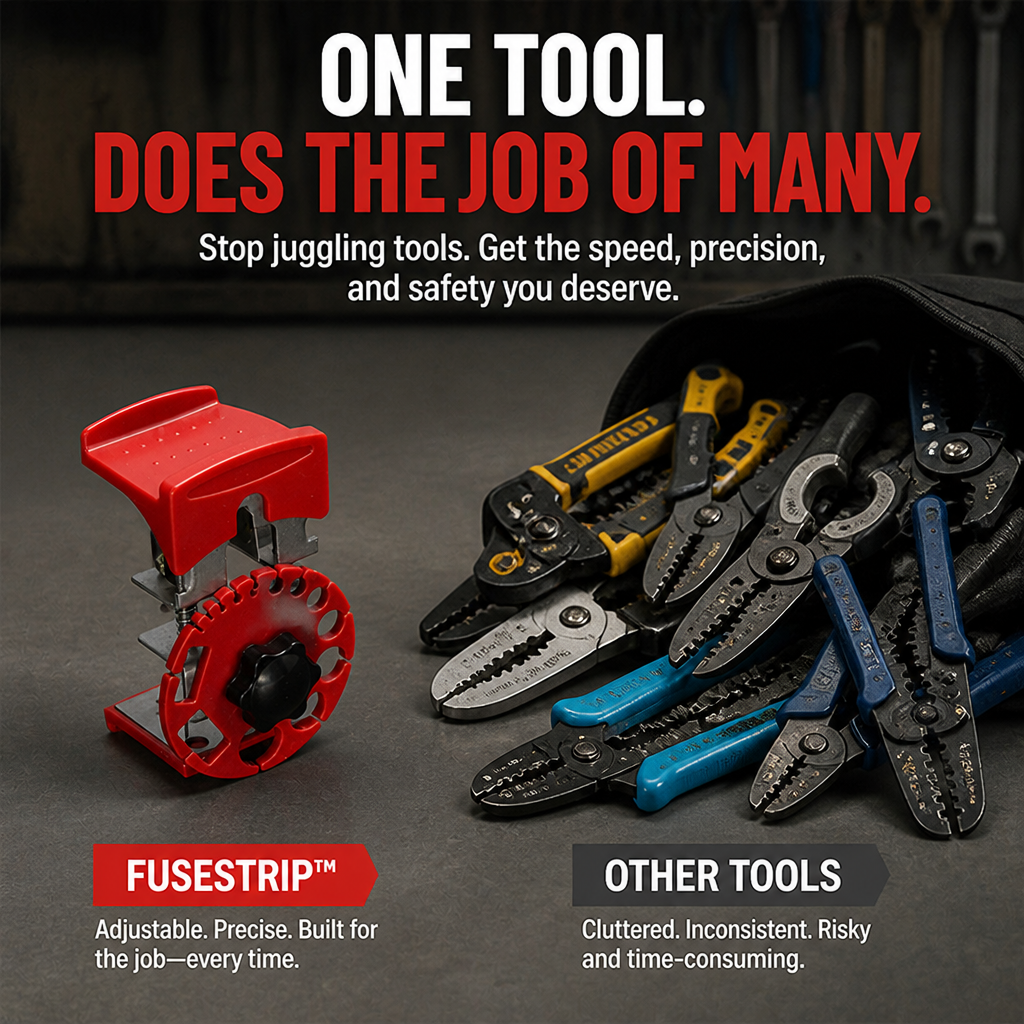 FuseStrip™ — Strip Wires Flawlessly in Seconds Without Slips or Stress