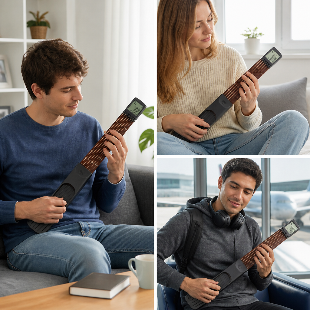 StrumEase™ — Transform Spare Moments into Confident, Quiet Guitar Mastery
