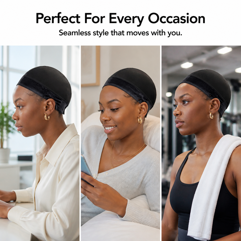 HaloGrip™ Cap — Lock In Confidence with Invisible, All-Day Comfort
