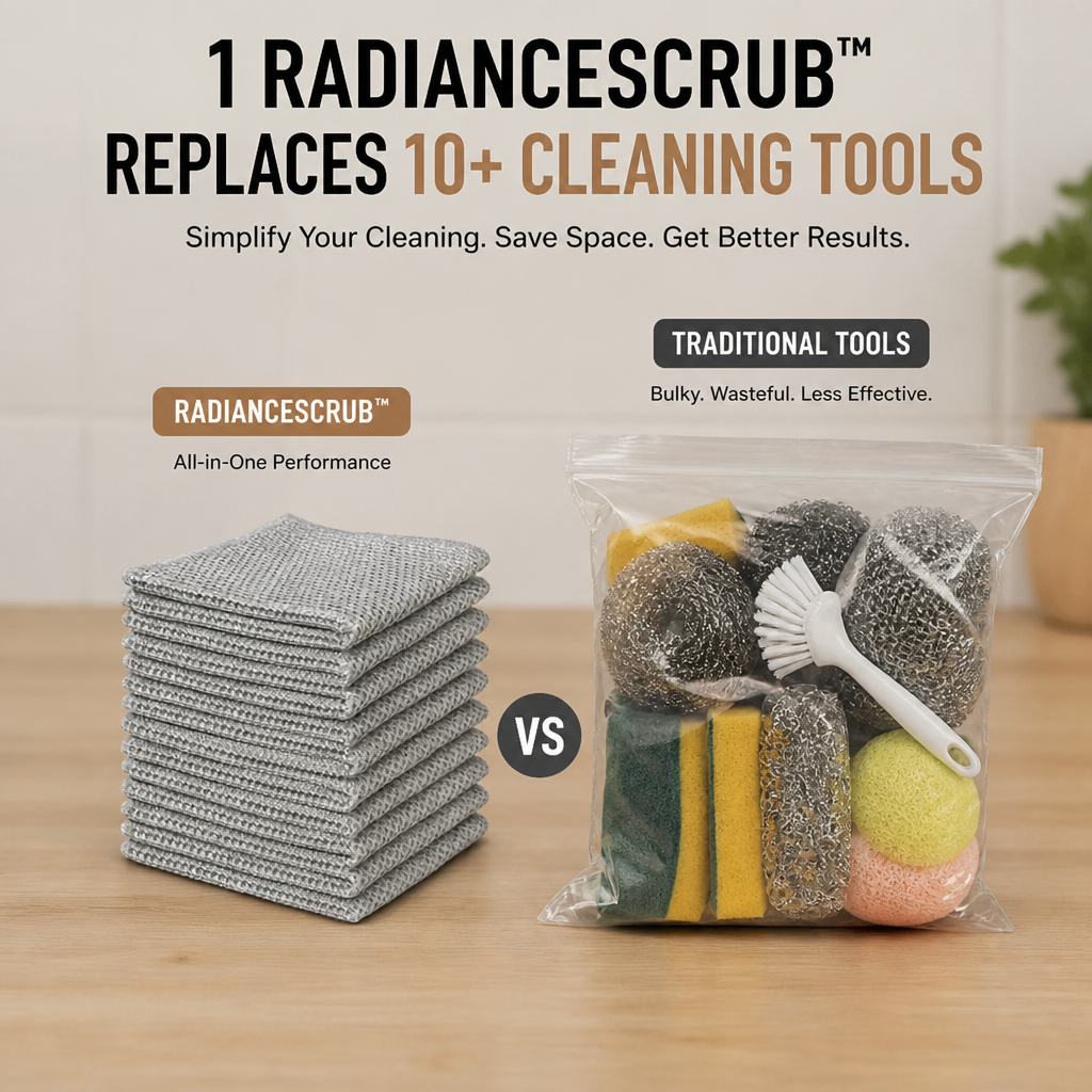 RadianceScrub™ — Effortless Grease-Blasting Clean That Protects Your Hands and Surfaces