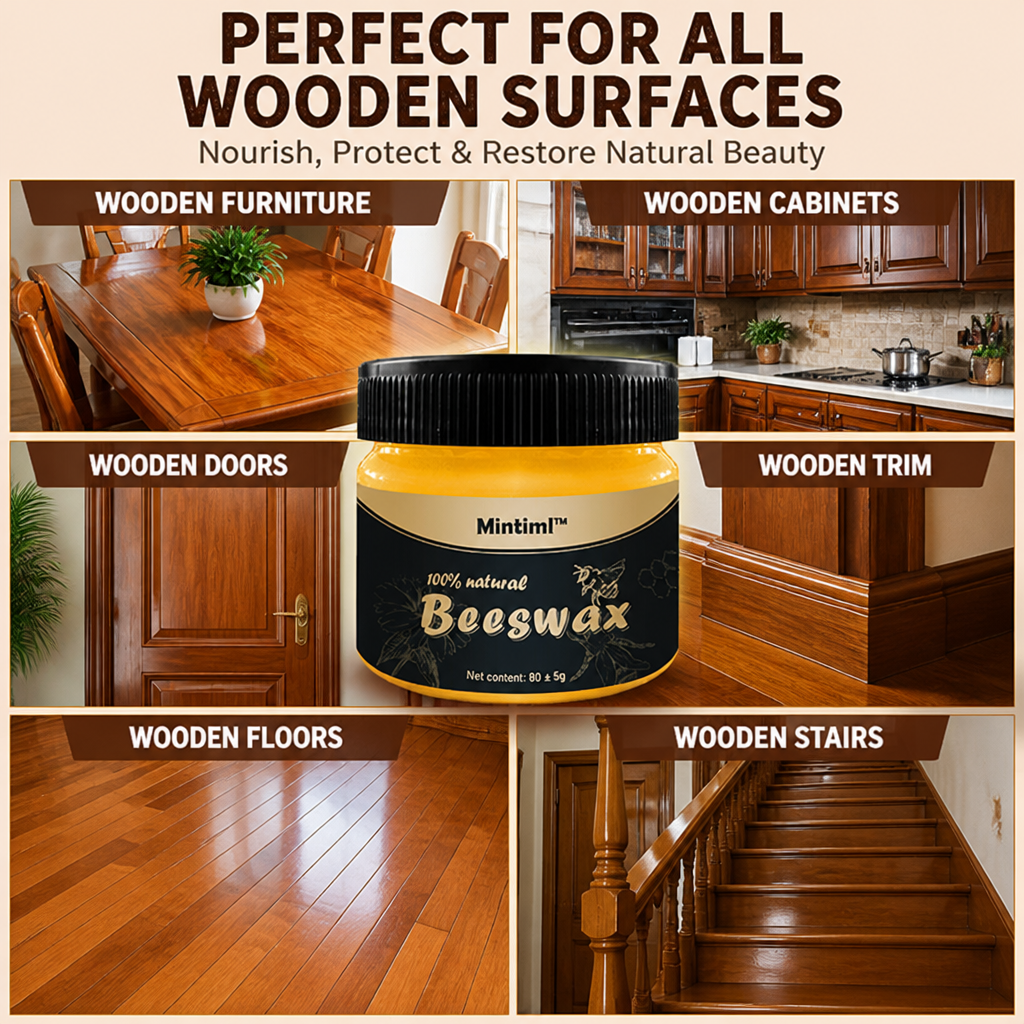 VeroLuxe™ Wood Revival Beeswax — Ignite Stunning Shine and Bring Your Wood Back to Life